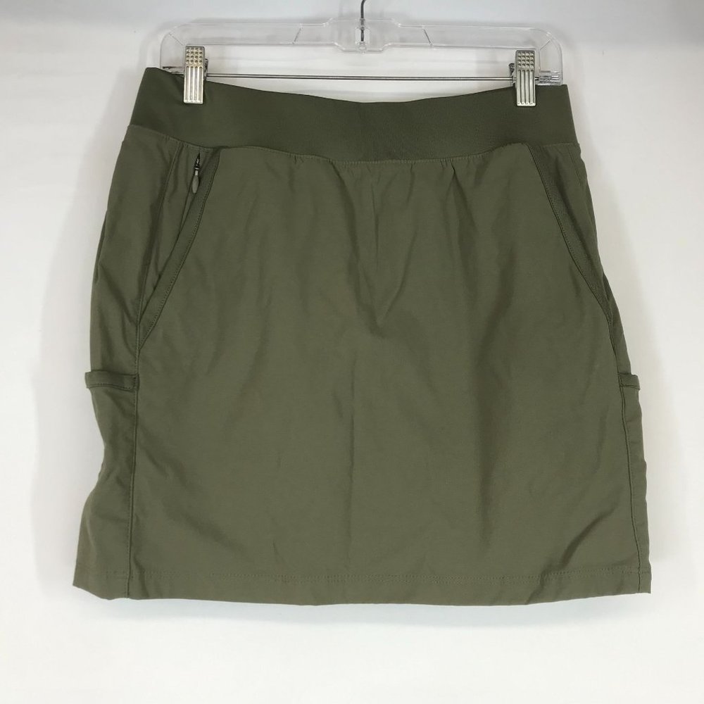 COLUMBIA - WOMEN'S MEDIUM - GREEN ACTIVEWEAR SKORT/SKIRT